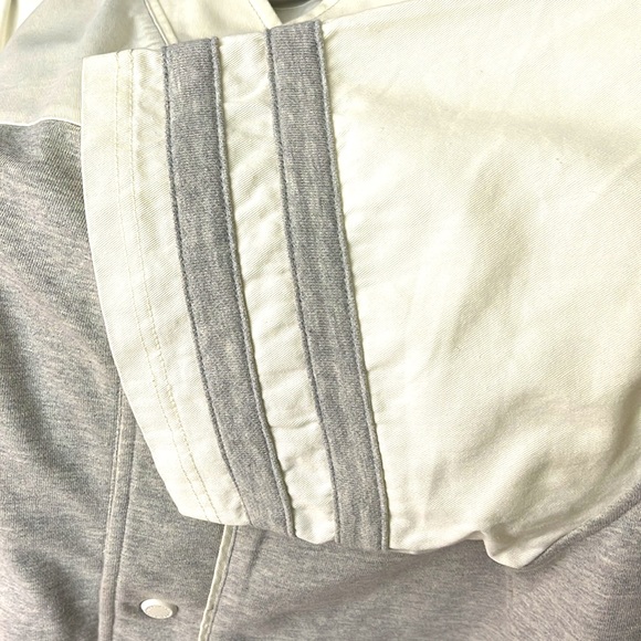 Sean John Men’s Cream & Light Gray Baseball Snap Up Jersey Shirt Size 3XL - Picture 5 of 10